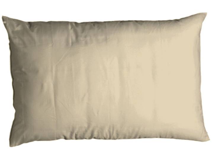 Inhouse Kissen Gots Satin Paspel 65x100 vanille