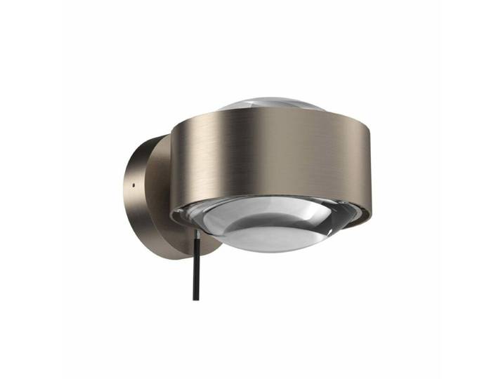 Top Light Wandleuchte Puk Maxx Wall + Fassung - Nickel matt , oh