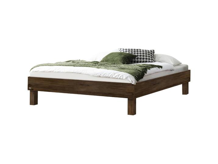 Hasena Bett Sassari Nussbaum Nature Massivholz 160 x 200 cm - Bett