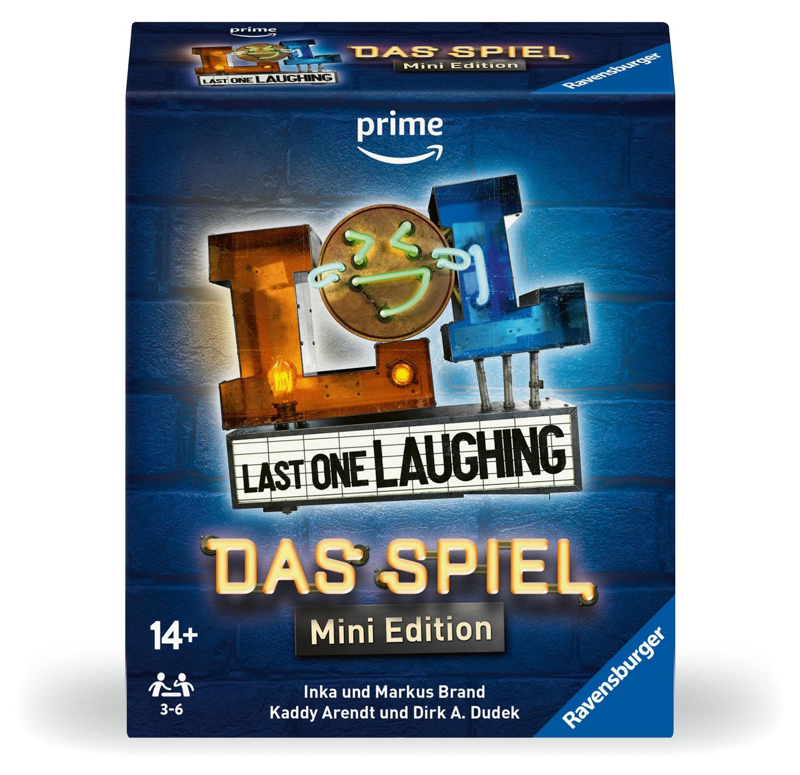Ravensburger Last One Laughing: Mini Editie Gezelschapsspel voor 3-6 spelers vanaf 14 jaar