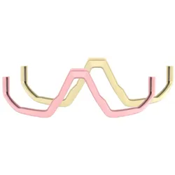 BLIZ Wechselrahmenstücke für Fusion / Matrix 2er Pack | Rosa & Gelb