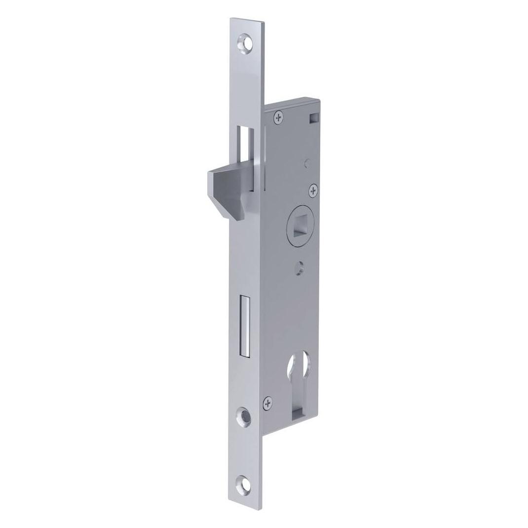 BASI 9880-3520 Einsteck-Riegelschloss Nickel (9880-3520)