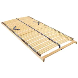 Sleepneo Lattenrost 90x200 cm vormontiert Blauer Engel-Zertifizierung 42 Latten 7-Zonen Birkenschichtholz belastbar 150 Kg Made in Germany