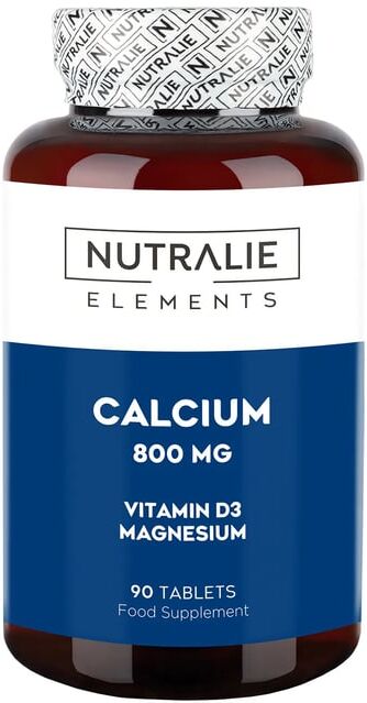 Nutralie Cálcio 800mg + Magnésio + D3 Ossos Dentes 90 Tabs
