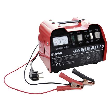 Eufab Werkstattladegerät 12-24V 18-12A (16 A, 12V, 24V) (16518)