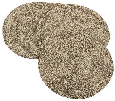 Saro Lifestyle Glass Beaded Design Elegant Decorative Placemat Set