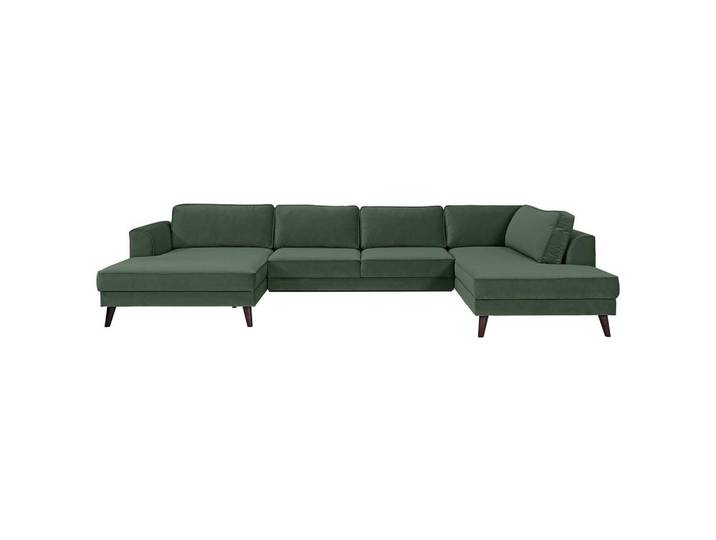 Wohnlandschaft Lumber Jack Dunkelgrün Velours