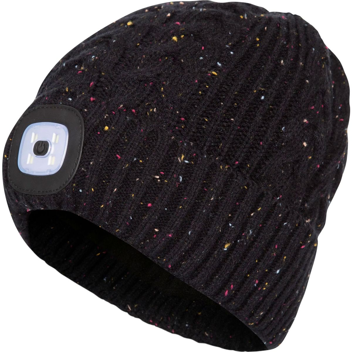 Trespass Dazzle - Rechargable LED Beanie Hat black marl (BKM) - UAHSHATR0005_BKM_-