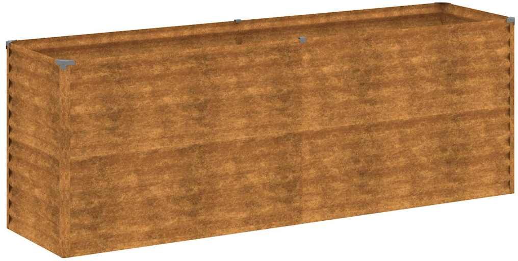 vidaXL Jardinière surélevée 196x50x69 cm Acier Corten