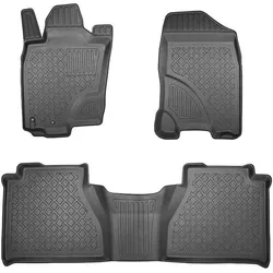 Aristar, Autoteppich, Allwetter Fussmatten für Nissan Navara ab 2016 bis heute (1 Set à 4 Fussmatten)