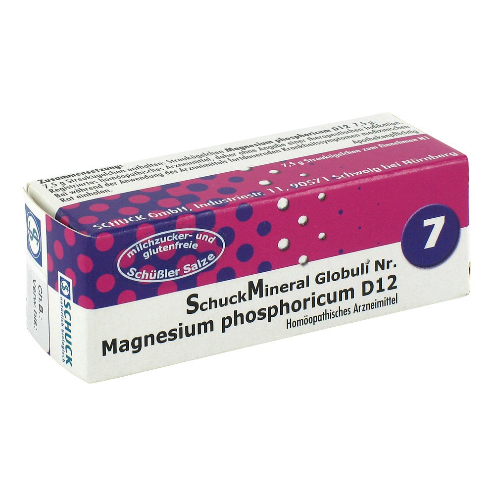 SCHUCK GmbH Arzneimittelfabrik Schuckmineral Globuli 7 Magnesium phosphoricum D12 00425544