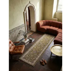 Läufer Orient Grün 66 x 300 cm - GLAZERT   Kadima Design