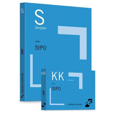 Bundle Soyka, Skript StPO + Soyka, Karteikarten StPO, Taschenbuch von , Alpmann und Schmidt, 978-3-86752-543-5