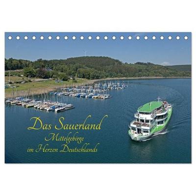 Das Sauerland - Mittelgebirge im Herzen Deutschlands (Tischkalender 2027 DIN A5 quer), CALVENDO Monatskalender