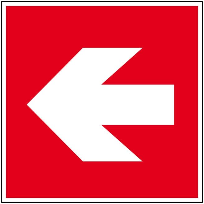 Panneau de protection incendie Eichner Indication de direction gauche/droite (9225-13061-015)