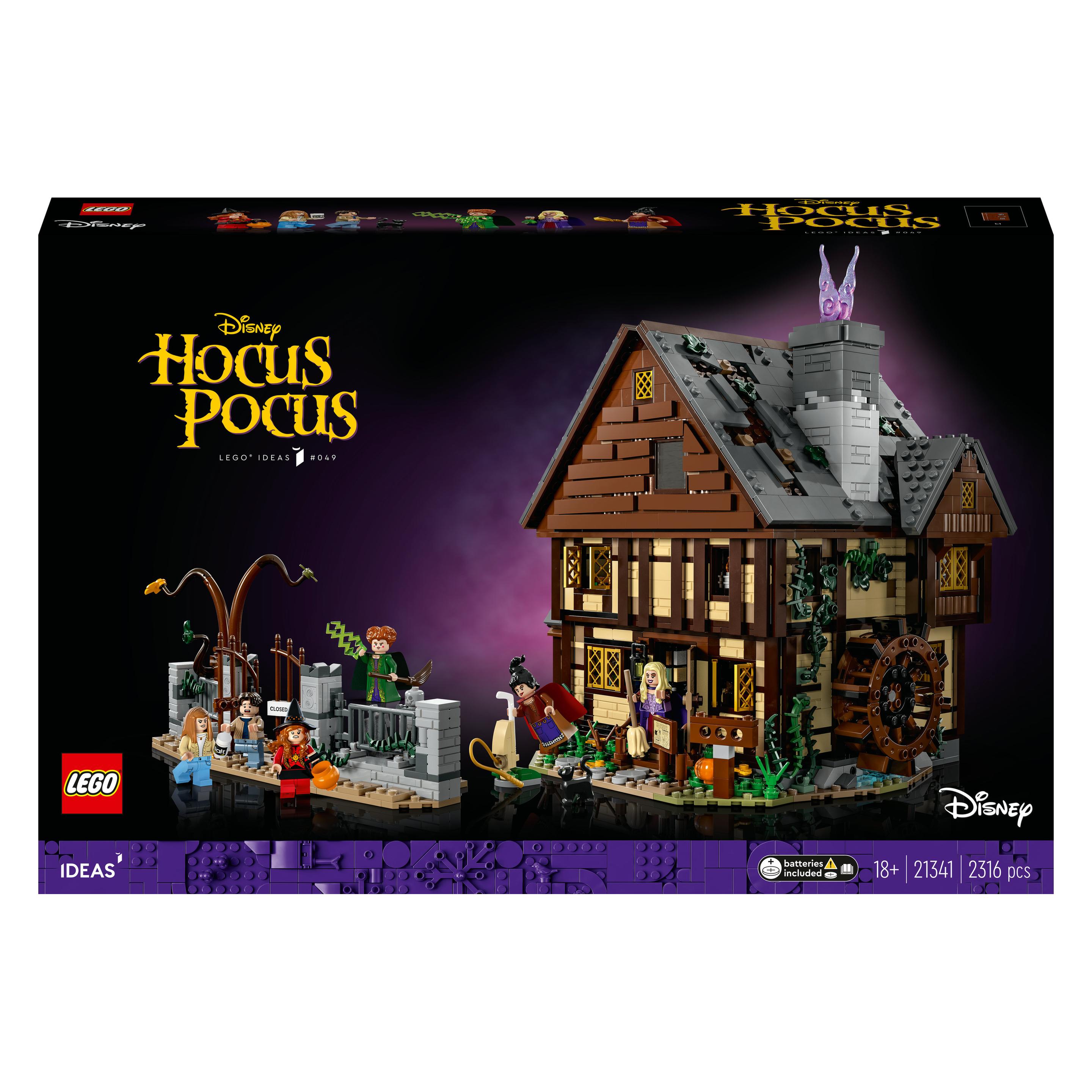 LEGO Disney Hocus Pocus: The Sanderson Sisters' Cottage (21341, LEGO Ideas, LEGO Seltene Sets) (21341)