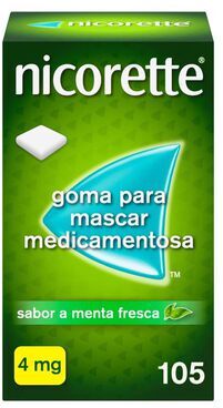 Nicorette 105 Gomas Nicotina 4 mg Menta 105 gomas