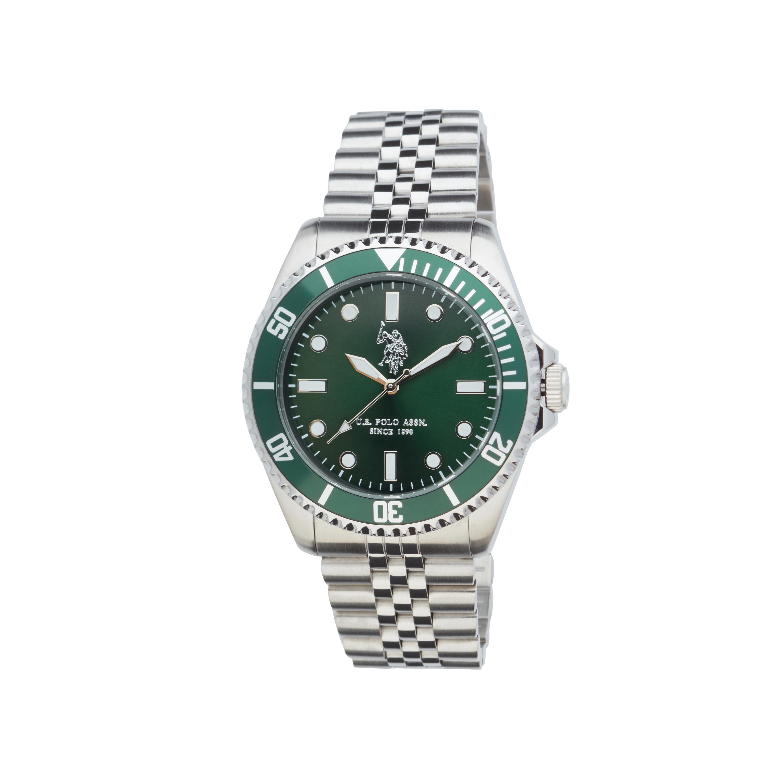 U.S. Polo Assn Hampton Herrenuhr - Silber