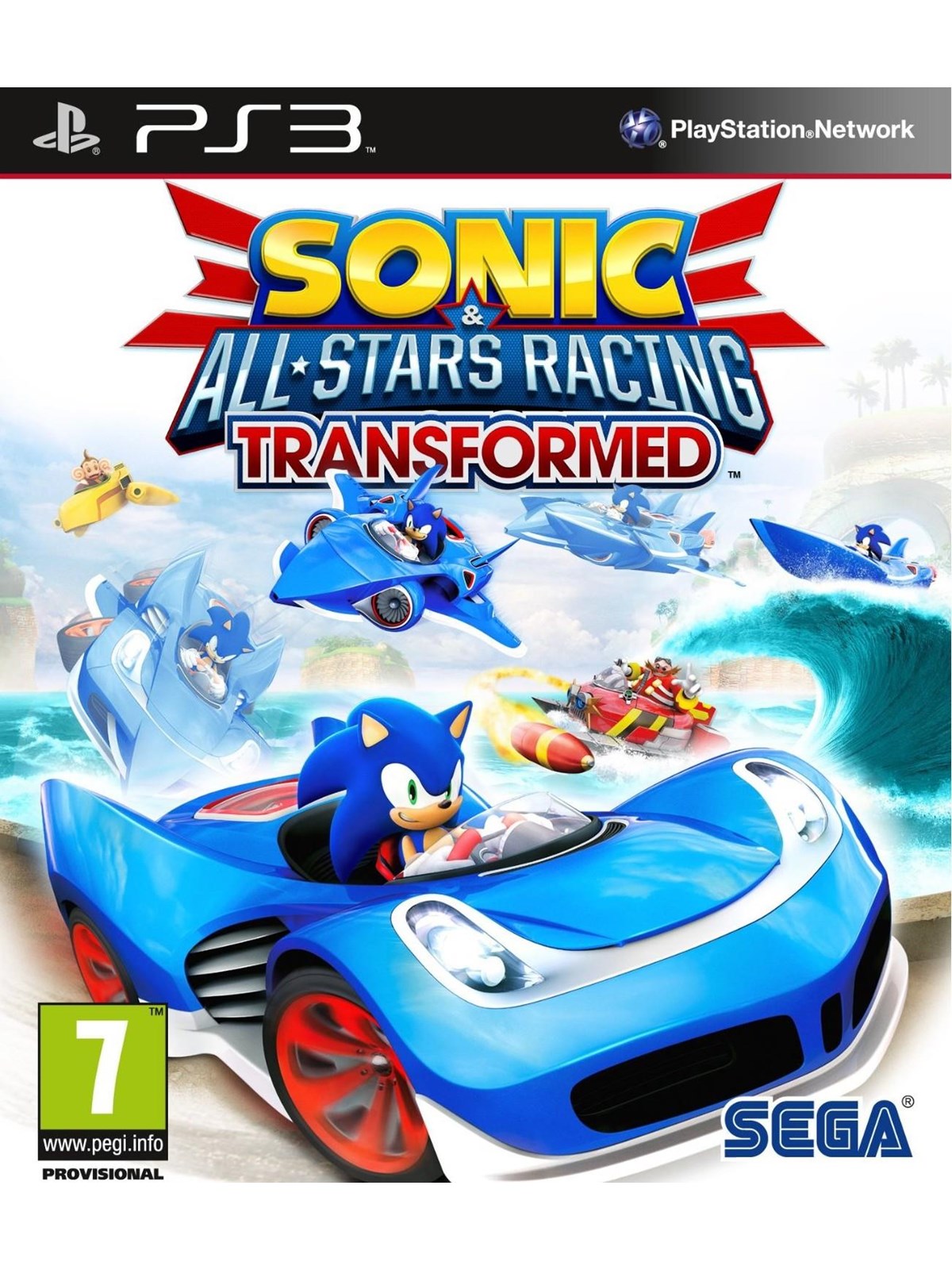 Sonic & All-Stars Racing Transformed - Sony PlayStation 3 - Rennspiel - PEGI 7