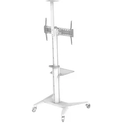PureMounts TV-Trolley PDS-0003C DS, Weiss (70 kg, 37" - 70"), TV Ständer, Weiss