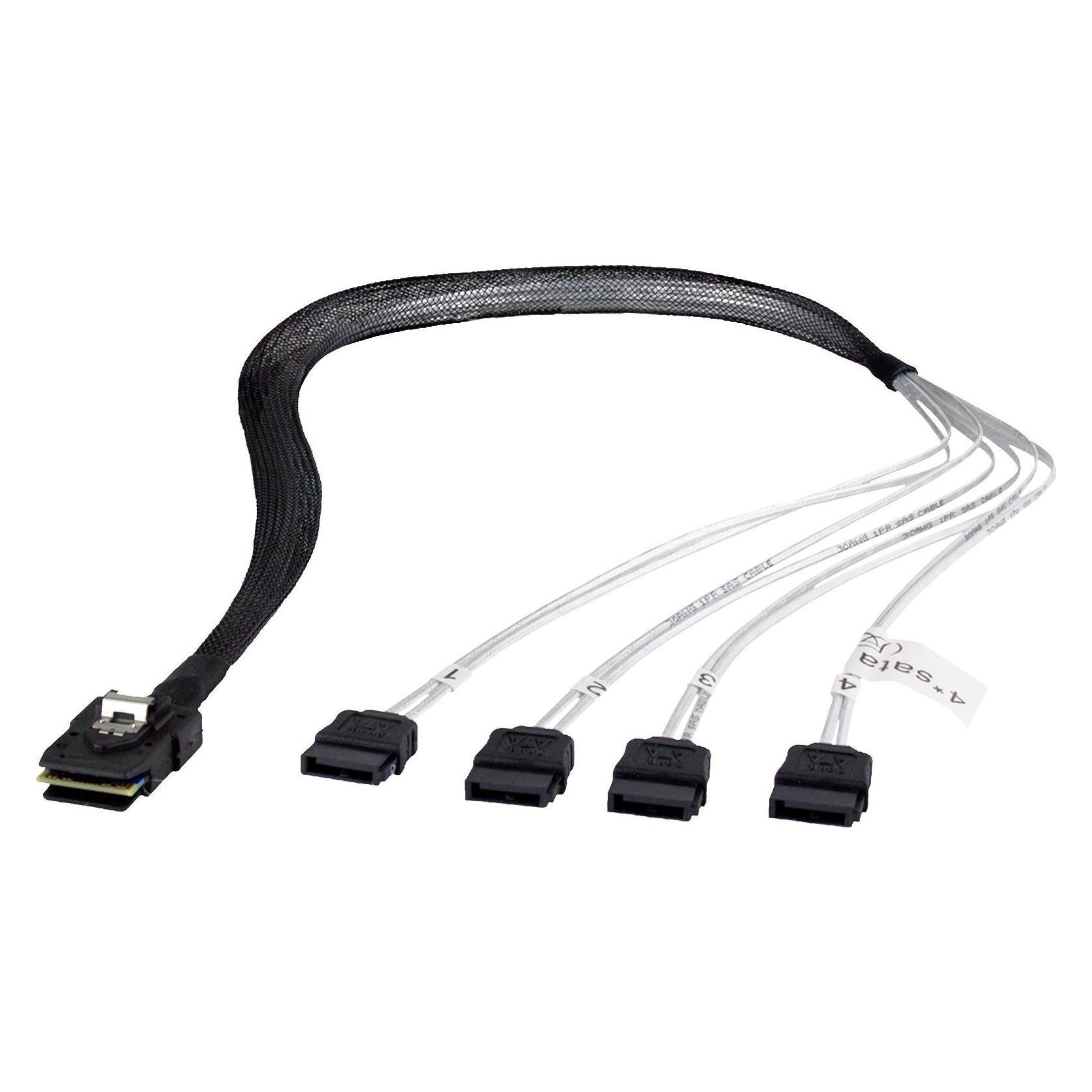 Fantec SRC-mini SAS zu 4x SATA Kabel (70 cm, SATA) (2166)