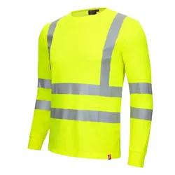 Warnschutz Langarmshirt Kl. 3 "MOTION TEX VIZ" UV-Schutz - M - gelb