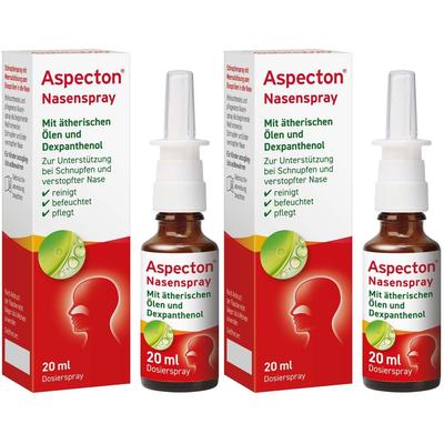 Aspecton Nasenspray entspricht 1,5% Kochsalz-Lsg. 2x 2x20 ml