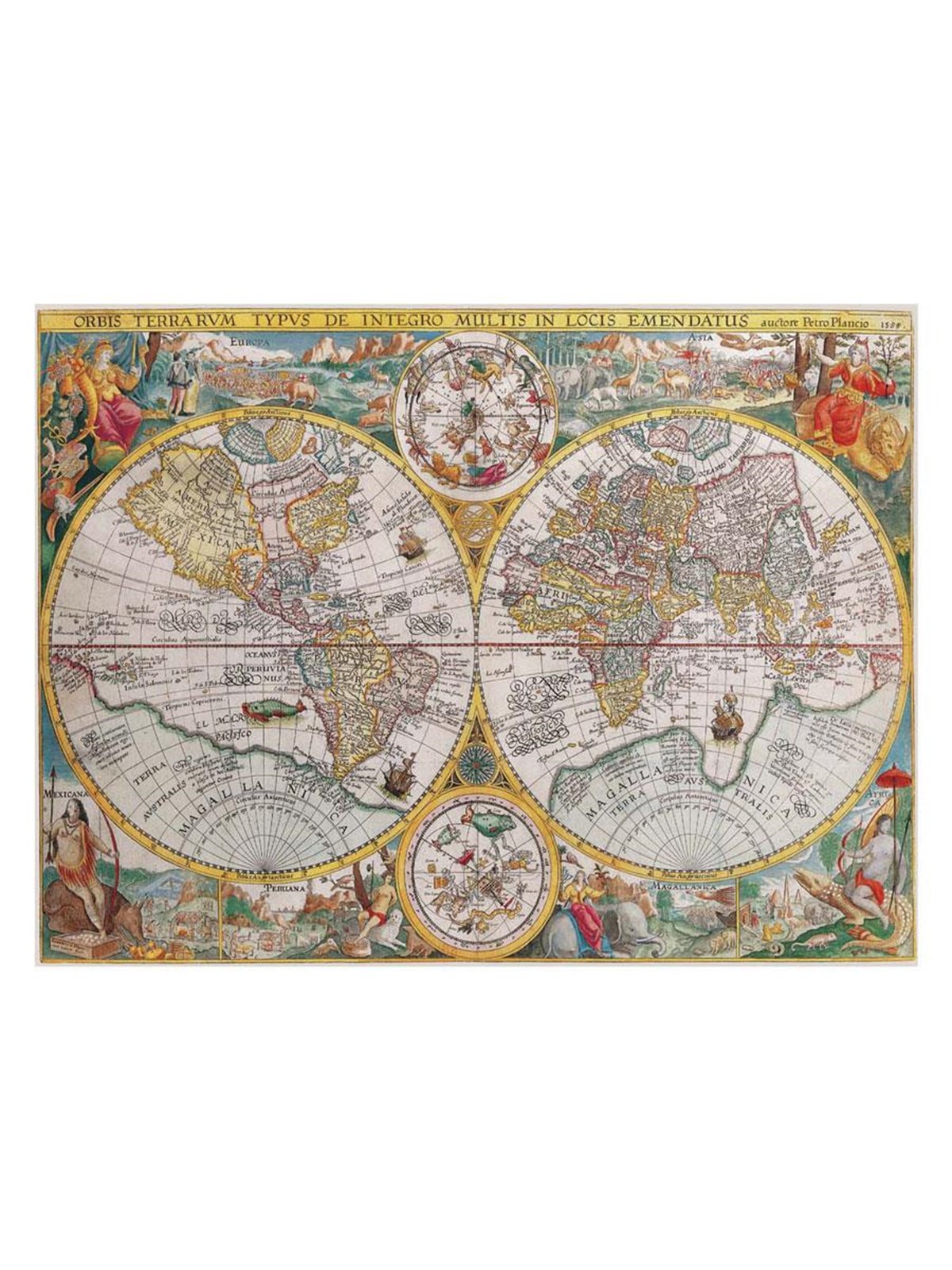 Ravensburger Jigsaw puzzle World map 1594 1500 pcs.
