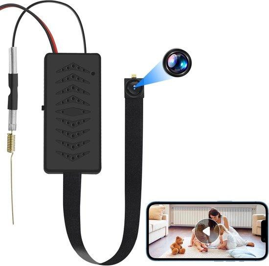 SecuraLen Draagbare Mini Bodycam met Dubbel Band Wifi - Zwart - 13,4 cm