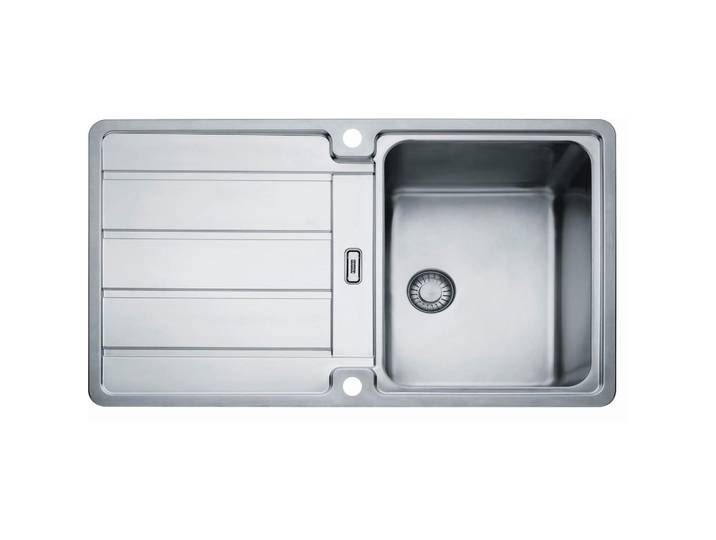 Spüle Hydros Hdx 214 Edelstahl BxT: 86x51 cm