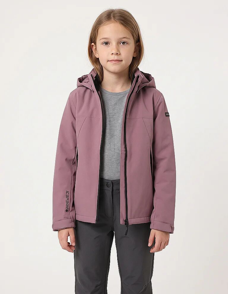 ICEPEAK Mädchen Wanderjacke Kirkville Hoodie beere   128 B