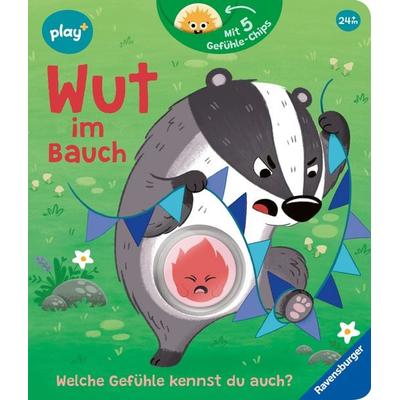 Play+ Mein lustiges Spielbuch Wut im Bauch - ab 2 Jahre, Gebundene Ausgabe von Maria Höck, Ravensburger Verlag GmbH, 978-3-473-45643-7