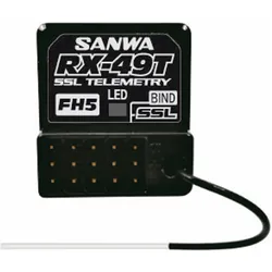 Sanwa RX-49T Empfänger SXR-SSL wasserfest SURFACE CH4 2.4GHz FH5