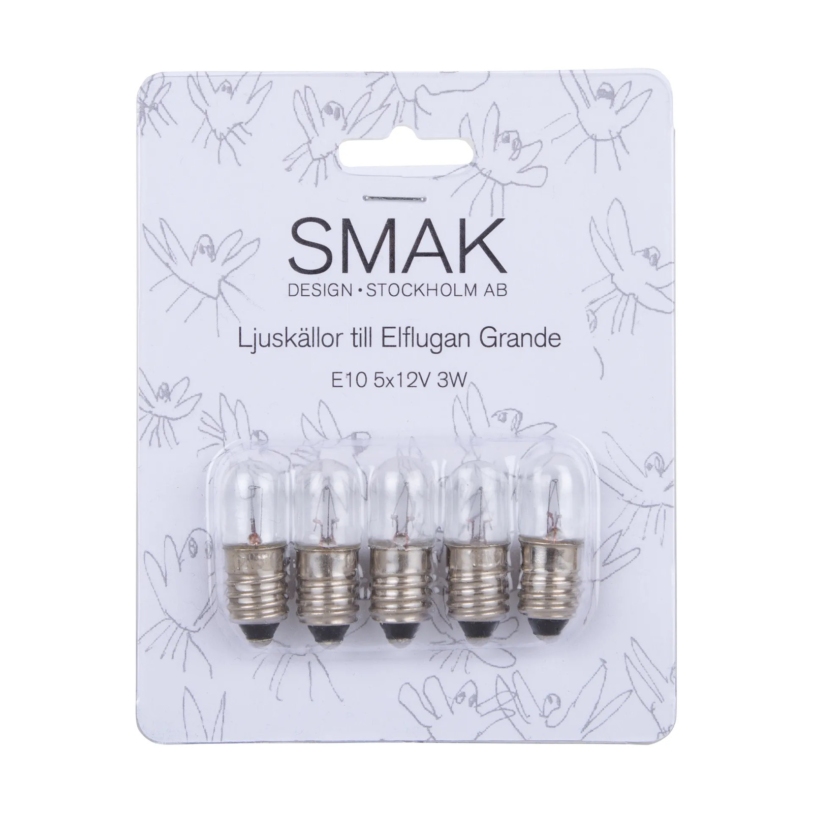 Elflugan Grande reservelampen 5-pack