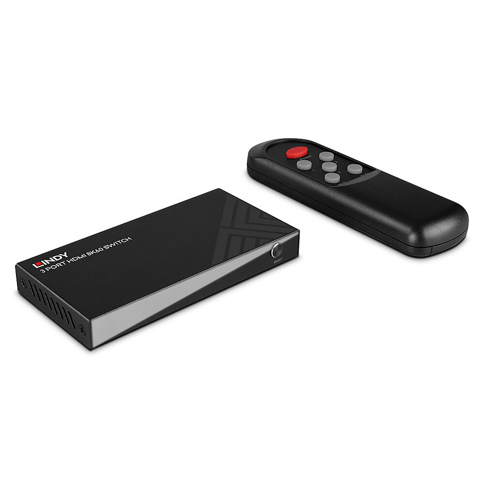 Lindy 38369 HDMI-schakelaar met 3 poorten, 8K60