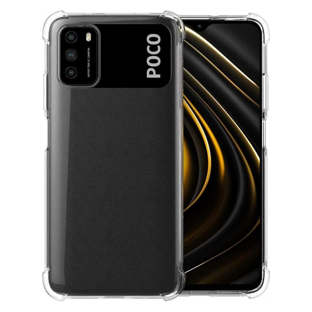 Screenguard Xiaomi Poco M3 Hülle Crystal Soft Airbag Bumper (Xiaomi Poco M3) (00028394)