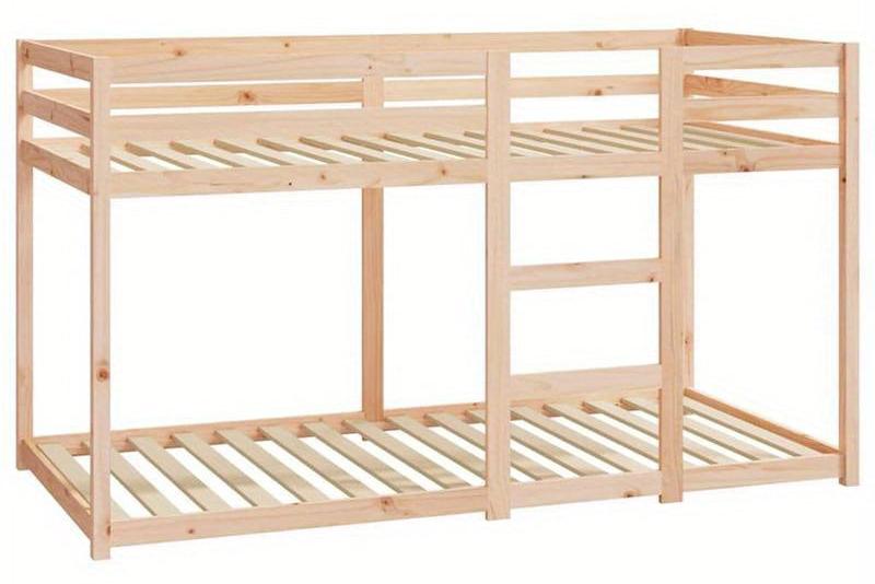 Etagenbett - Hochbett - Schlafzimmerbett - Bunkebett - Kinderbett - Aus massivem Kiefernholz - 90x190 cm - Mit Leiter