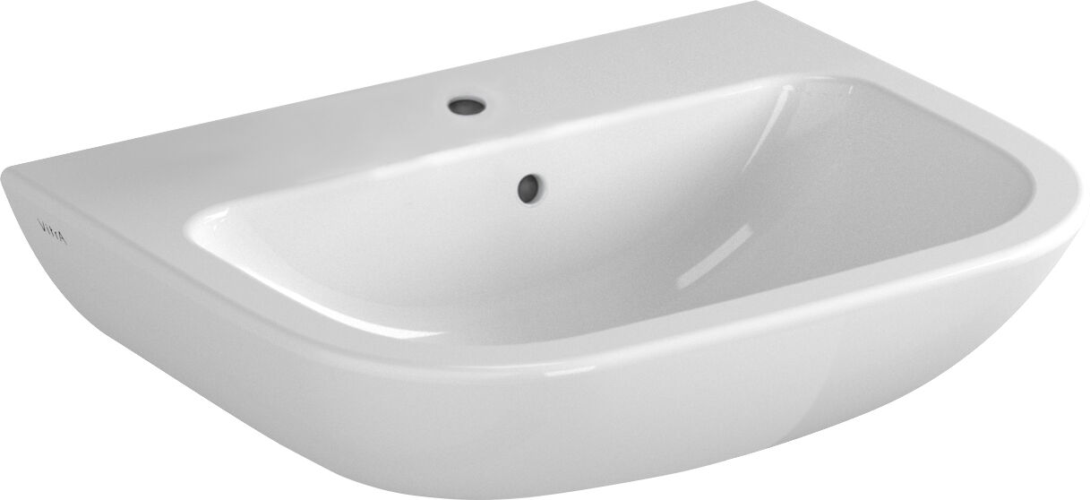 Lavabo VitrA S20 5502L003-0012 55 x 44 cm, blanc, avec trop-plein/sans trou de robinetterie