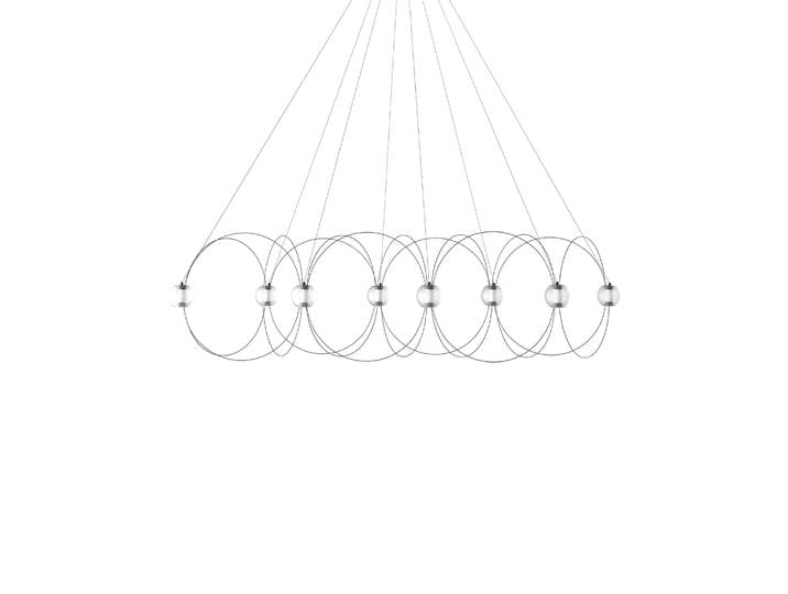 DCW éditions - Suspension Munari - Noir - Acrylique - Designer Lutz Pankow