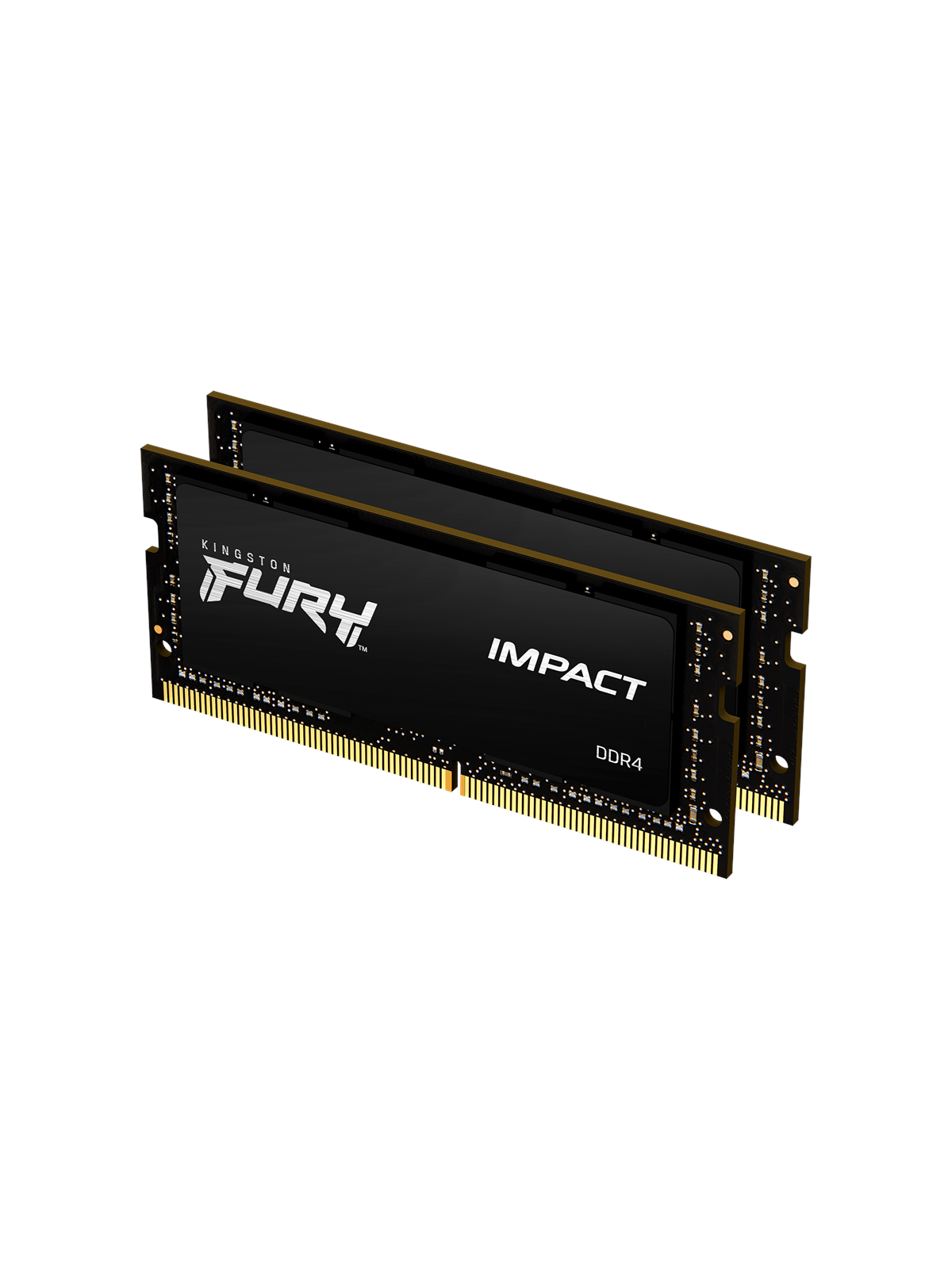 Kingston FURY Impact DDR4-3200 - 16GB - CL20 - Dual Channel (2 pcs) - Intel XMP - Schwarz