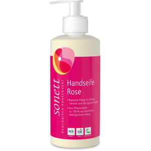 Sonett Seife Handseife Rose DE2050, Flüssigseife, Pumpspender, 300ml