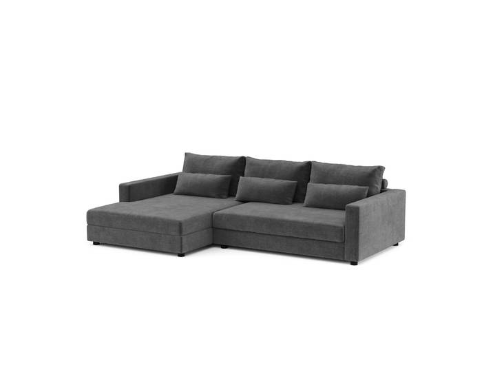Ecksofa NAEL links anthrazit