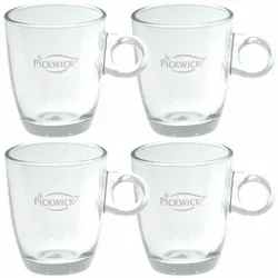 Pickwick Tee Glas, Teetasse, Tasse, Tee, Glas, small, 200 ml, 4er Pack