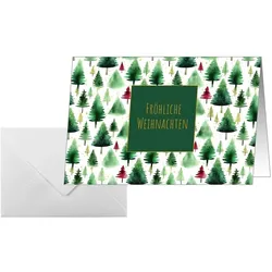 Sigel, Grusskarte + Briefpapier, Weihnachtskarten A6 (25 Stk.)
