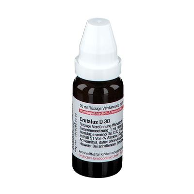 Crotalus D 30 Dilution 20 ml
