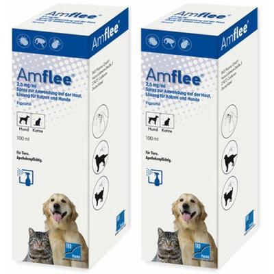 Amflee® 2,5 mg/ml Spray für Katzen und Hunde Doppelpack 2x100 ml
