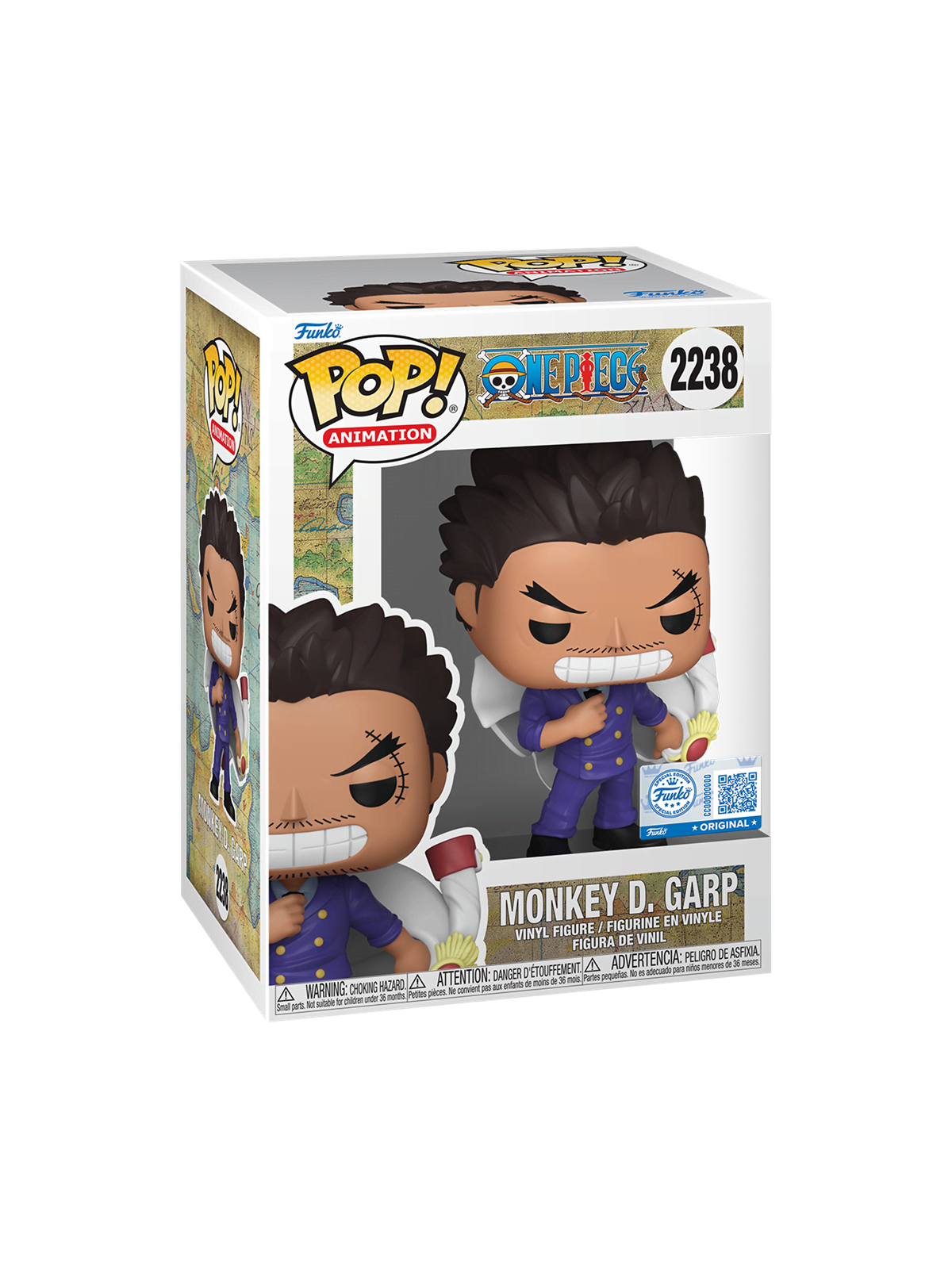 Funko! - Funko POP Vinyl Excl OP S11 Monkey D. Garp - Figur