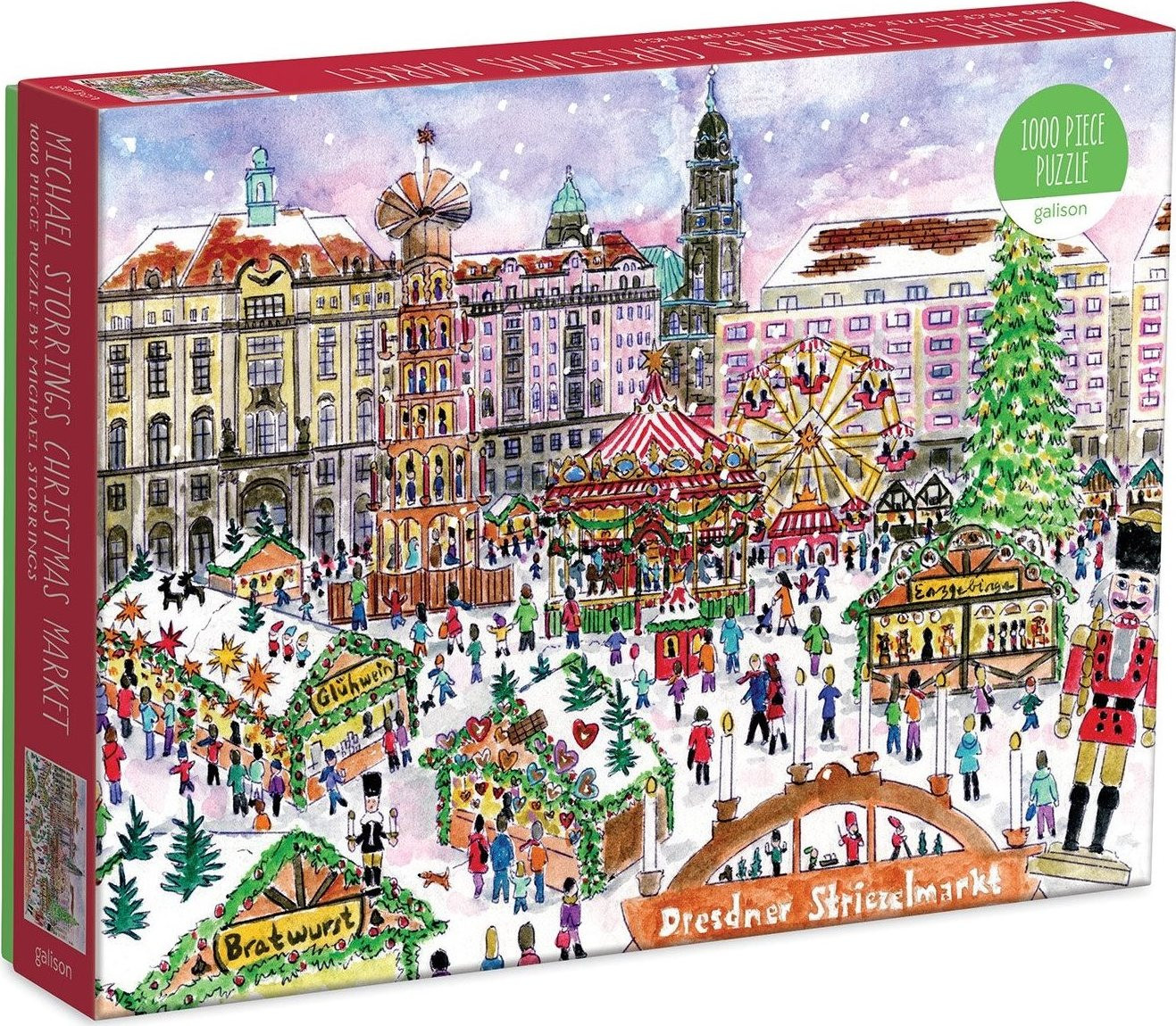 Galison Puzzel Kerstmarkt in Dresden 1000 stukjes