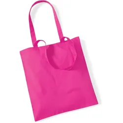Westford Mill Baumwolltasche 'Bag for Life' Einkaufstasche W101 fuchsia 38 x 42 cm