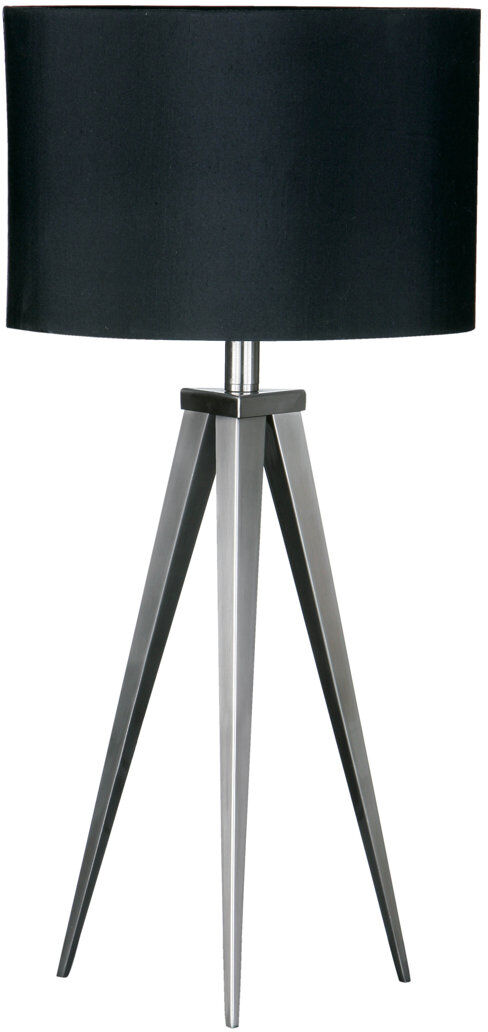Symple Stuff Metal Tripod Lamp Silver 72cm H X 34cm W X 34cm D